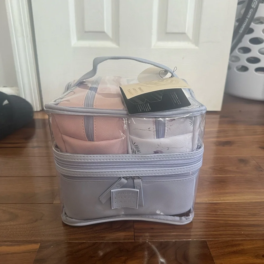 4 piece makeup bag set